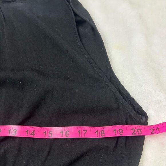 Kirundo Women's XL Sleeveless Blouson Maxi Dress Solid Black Casual Summer Basic - Picture 7 of 9